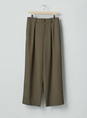 ssstein Easy Wide Trousers 2/90 WOOL 26SS 羊毛华达呢宽松西裤