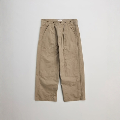 NICENESS复古双膝腰带工装长裤