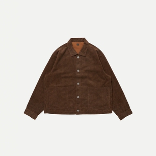 25AW T.T JACKET COVERALL 复古墨染粗花呢灯芯绒夹克 LOT.303