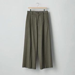 Wool Trousers25AW羊毛鹿皮宽松长裤 Doeskin Wide Extra ssstein