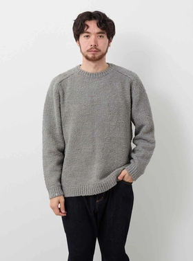 nonnative MARINER CREW SWEATER C/N PILE 26SS 棉尼混纺针织衫