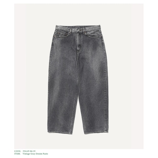 25AW Denim Pants 复古水洗灰色牛仔裤 Vintage A.PRESSE Gray