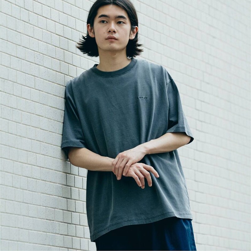 SNOWPEAKJS水洗蜡染短袖T恤