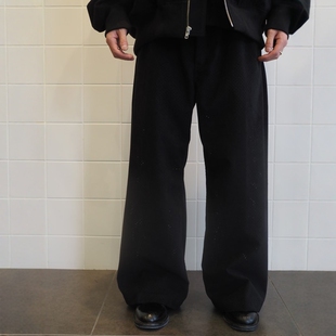 Easy Suede Trousers 26SS COOTIE 麂皮网眼宽松直筒长裤 Faux