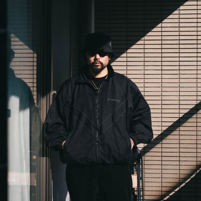 COOTIE N/L WEATHER TRAINING JACKET 25SS 亚麻混纺机能运动夹克