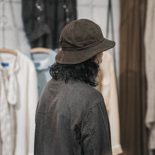 T.T LOT.010 US MILITARY HAT 25AW 复古美式泥染染色野战渔夫帽