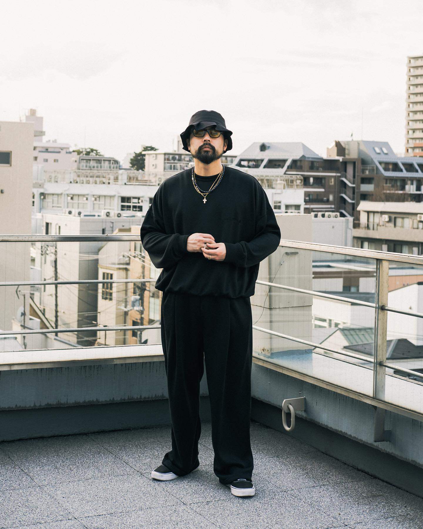 COOTIE DECADENT SWEAT JERSEY CREW 24SS 光泽垂感刺绣圆领卫衣