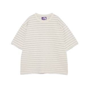 TNF Garment Dyed Jacquard Field Tee 26SS 北面紫标条纹短袖T恤