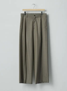 ssstein Extra Wool Wide Trousers 26SS SUPER130细羊毛宽松西裤