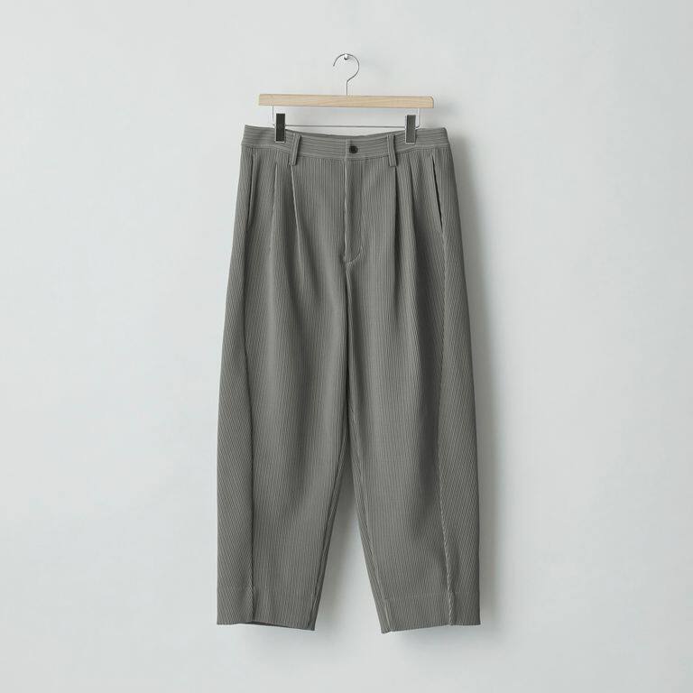 ssstein Twist Seam Wide Trousers 25SS 层次褶皱宽松休闲长裤