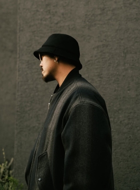 COOTIE Wool Melton Bucket Hat 25AW Super100s梅尔顿羊毛渔夫帽