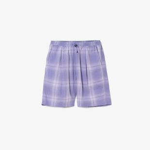 nonnative HIKER EASY SHORTS TWILL 26SS 斜纹棉格纹抽绳短裤