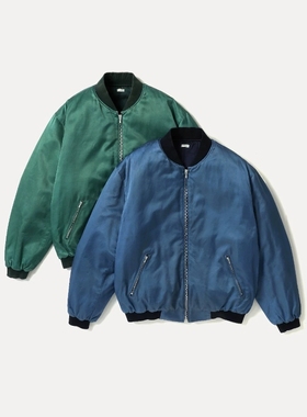 APRESSE Viscose tour jacket 26SS 休闲丝棉棒球领拉链夹克