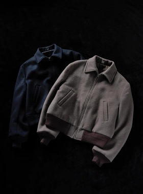 T.T Taigatakahashi Sports Jacket 25AW 复古羊毛宽松运动夹克