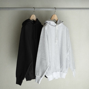 BATONER JUMBERCA URAKE HOODIE 26SS 空气纺纱编织宽松抽绳帽衫