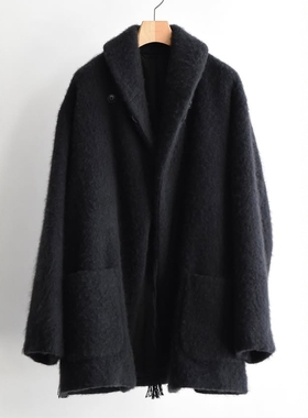 COMOLI Cashmere shawl collar coat 25AW 羊绒披肩领大衣