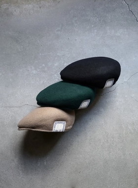 THE H.W.DOG&CO. WOOL ASCOT 26SS 狗牌复古羊毛刺绣马术贝雷帽