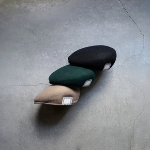 THE H.W.DOG&CO. WOOL ASCOT 26SS 狗牌复古羊毛刺绣马术贝雷帽