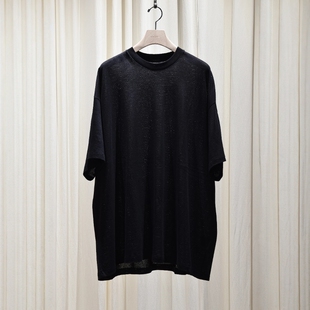 COMOLI Cotton Mesh T-shirt 25SS 棉质网眼透气短袖T恤