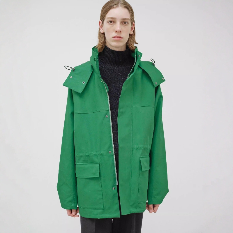 AURALEE DENSITY BONDED GABARDINE BLOUSON 25AW 华达呢连帽夹克