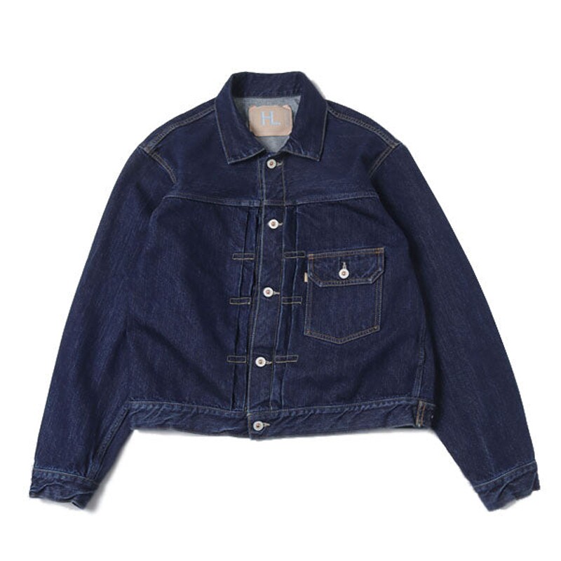 HERILL HONAI suvindenim Jacket 25SS 复古做旧口袋短款牛仔夹克
