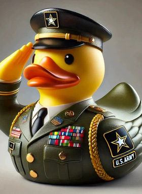 跨境新品Captain's Duck 巡航鸭子装饰摆件 航海鸭船长艺术品礼品