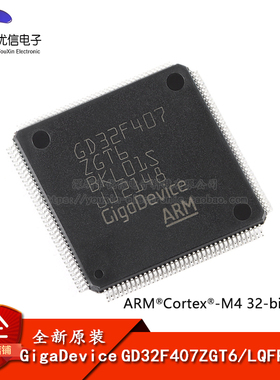 原装GD32F407ZGT6 LQFP-144 ARM Cortex-M4 32位微控制器-MCU芯片