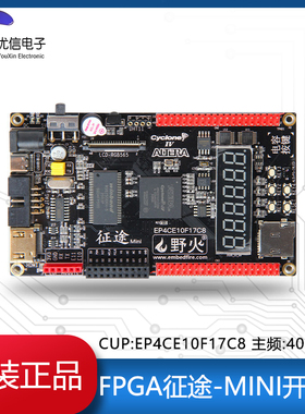 野火FPGA征途-MINI FPGA开发板Altera Cyclone IV EP4CE10 NIOS