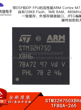 原装正品STM32H750XBH6微控制器
