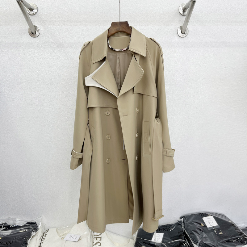 风衣外套女高级感小个子中长大衣