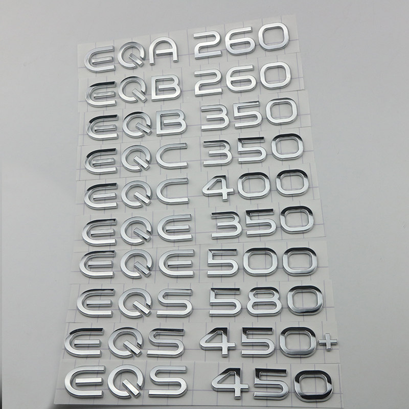 奔驰改装车标贴EQC350