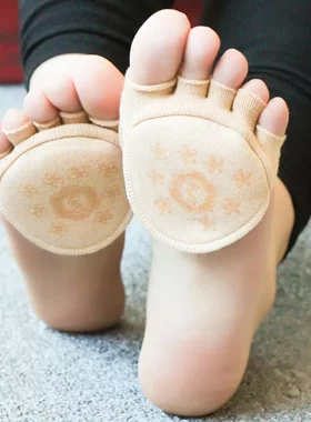五指袜女高跟鞋凉鞋分趾袜船袜半截袜垫脚掌隐形袜子四季脚趾前掌