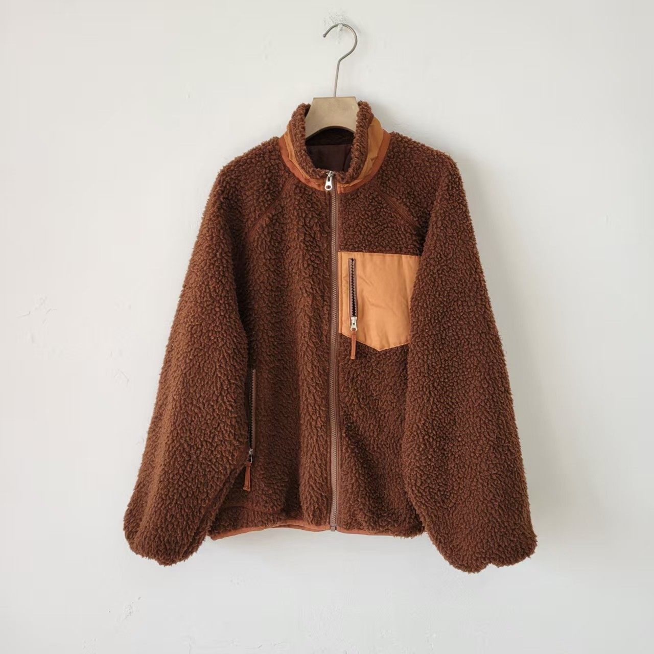 5款日单通勤风羊羔毛摇粒绒外套女情侣款立领拉链宽松长袖夹克,女装/女士精品,汉服上装,淘宝优惠券,粉丝福利购,淘宝优惠卷