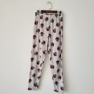 日系春秋季 裤 卡通印花长裤 高腰松紧腰舒适柔软居家睡裤 子 女季 6款