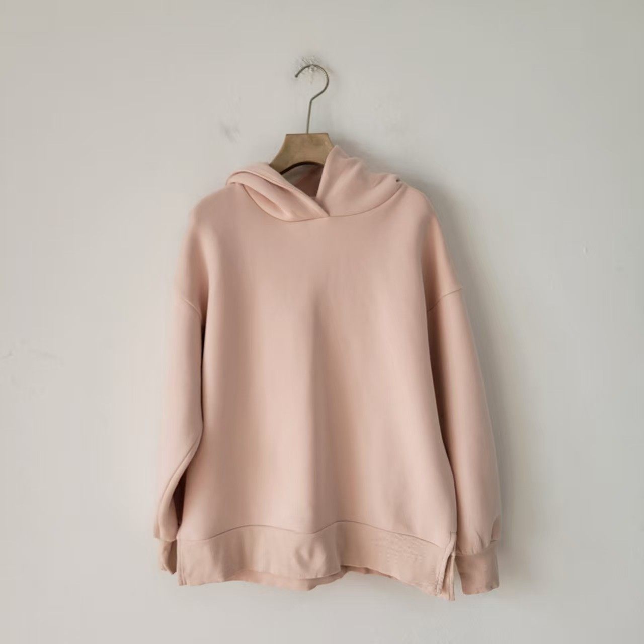 5款日单简约休闲风连帽卫衣女宽松套头长袖通勤上衣浅粉色,女装/女士精品,汉服上装,淘宝优惠券,粉丝福利购,淘宝优惠卷