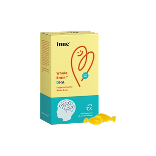 inne因你全脑dha婴幼儿维生素儿童宝宝专用补脑海藻油非鱼油40粒