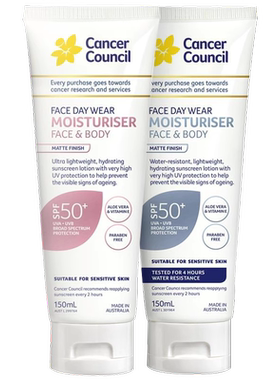 百补 Cancer Council防晒霜澳洲SPF50+身体防晒隔离 部分临期