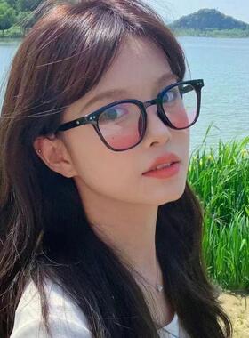墨镜女潮高级感日落色腮红太阳镜