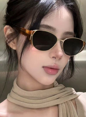 复古猫眼墨镜女款高级感ins网红