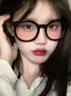 腮红眼镜韩版网红素颜墨镜男女款