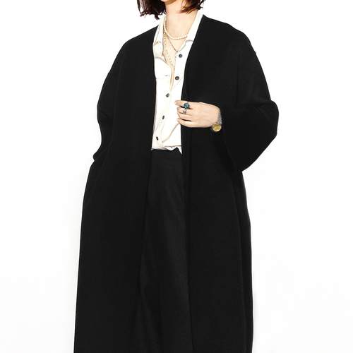 陈小满原创设计澳洲纯羊绒双面毛呢外套高级感2025冬新款气质大衣