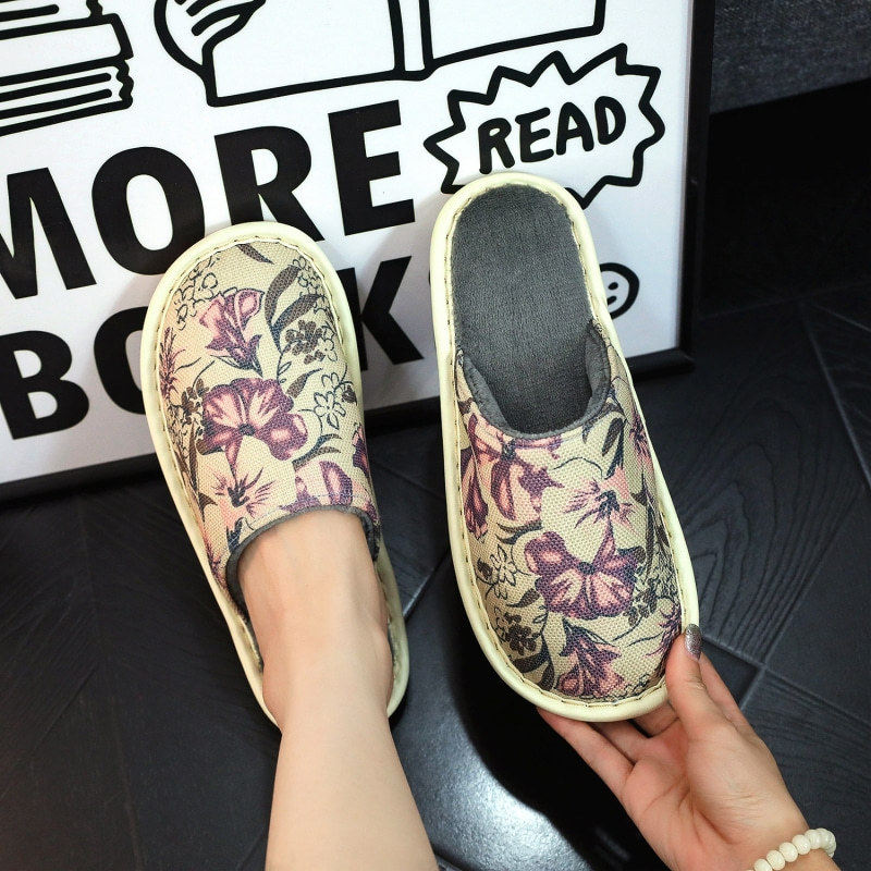 棉拖鞋女士秋冬季2024新款室内家居厚底保暖情侣毛毛绒月子拖鞋女