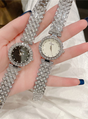 轻奢满钻手表高级感满天星奢华镶钻气质女士手表精致名媛风 A212