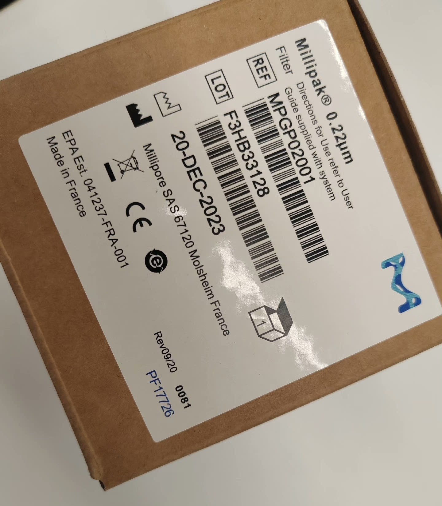 默克密理博纯水IQ7000，EQ7000 全新耗材 Mpgp02001
