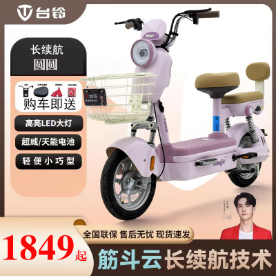 台铃脚踏上班通勤石墨烯电池