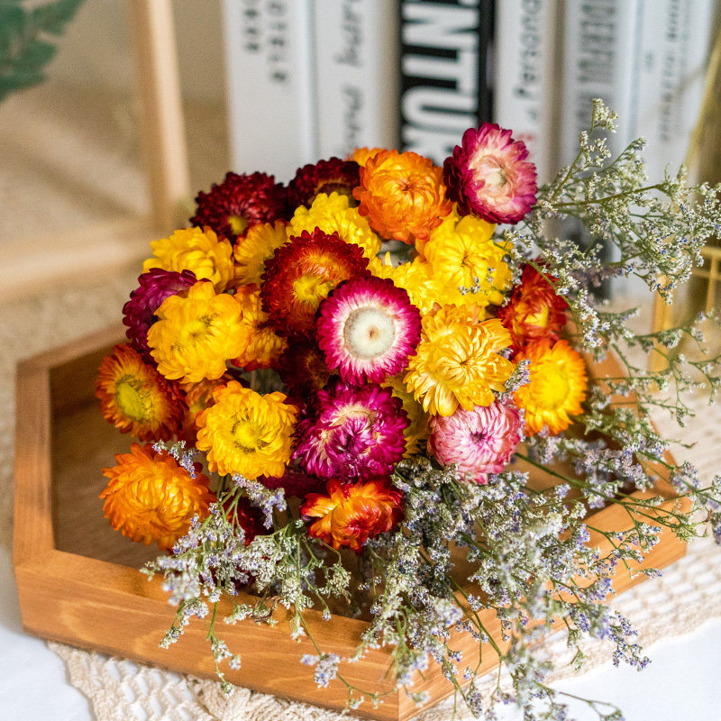 小雏菊干花花束麦秆菊七彩菊云南干花滴胶手机壳diy材料家居摆设|ruв категории Домашний быт, ваза/цветок/искусственные цветы/моделирование украшения, сушеные цветы/лепесток/сушеные цветы пакет/сухие ветки - от Buy2taobao.com для оказания профессиональной услуги покупки агента Taobao