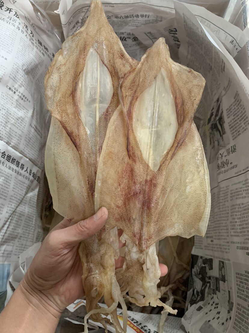 南澳渔家自晒手钓鱿鱼干淡干无盐鲜甜有嚼劲烧烤碳烤爆炒