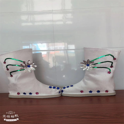 香妃同款靴子晗香公主汉服鞋子