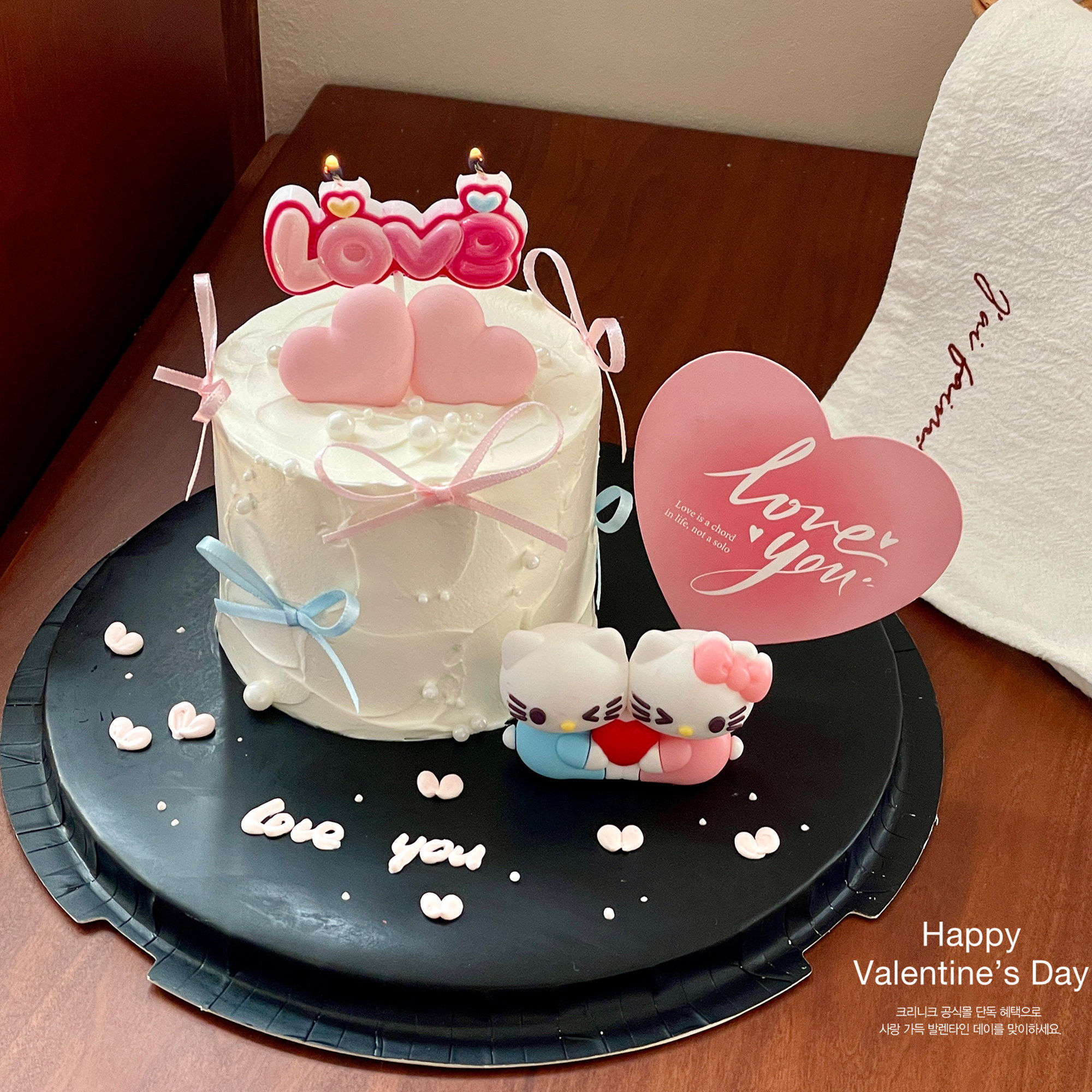 2.14情人节网红蛋糕装饰情侣抱抱kt猫摆件爱心love卡片蜡烛插件,节庆用品/礼品,蜡烛,淘宝优惠券,粉丝福利购,淘宝优惠卷