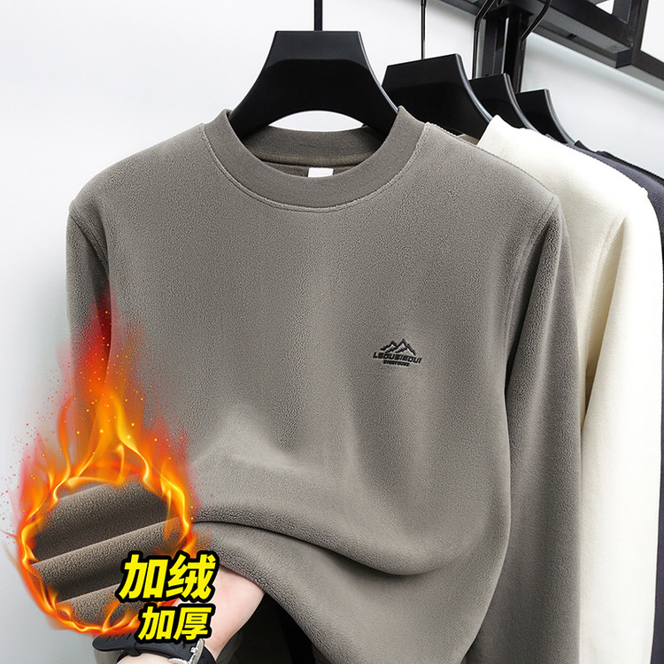 普通毛线圆领标准简约休闲休闲风针织衫/毛衣